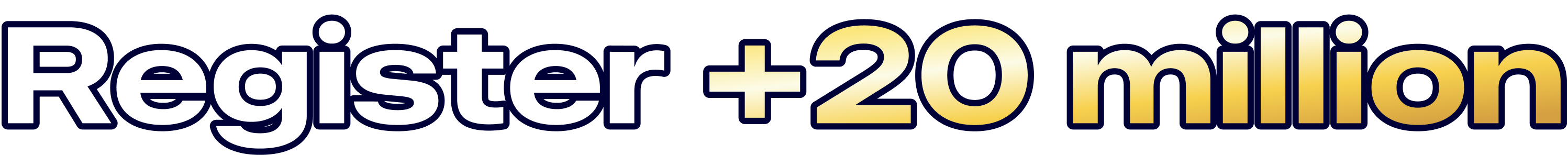 Register 20 Millions